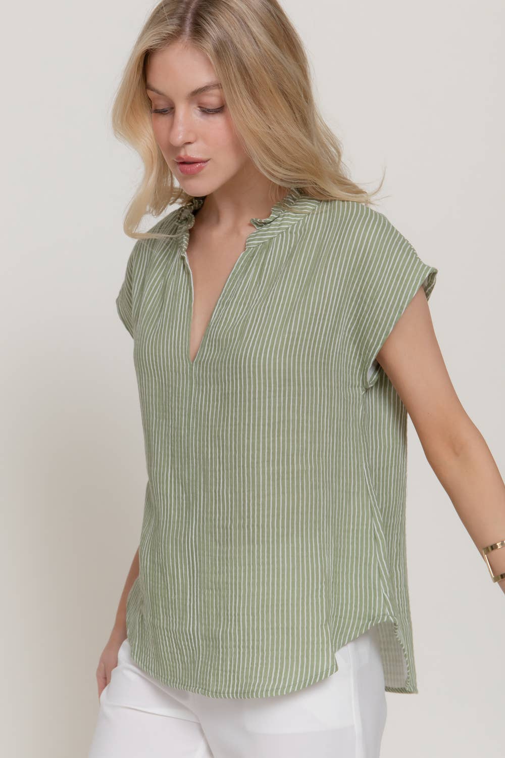 The Olive Coast Blouse