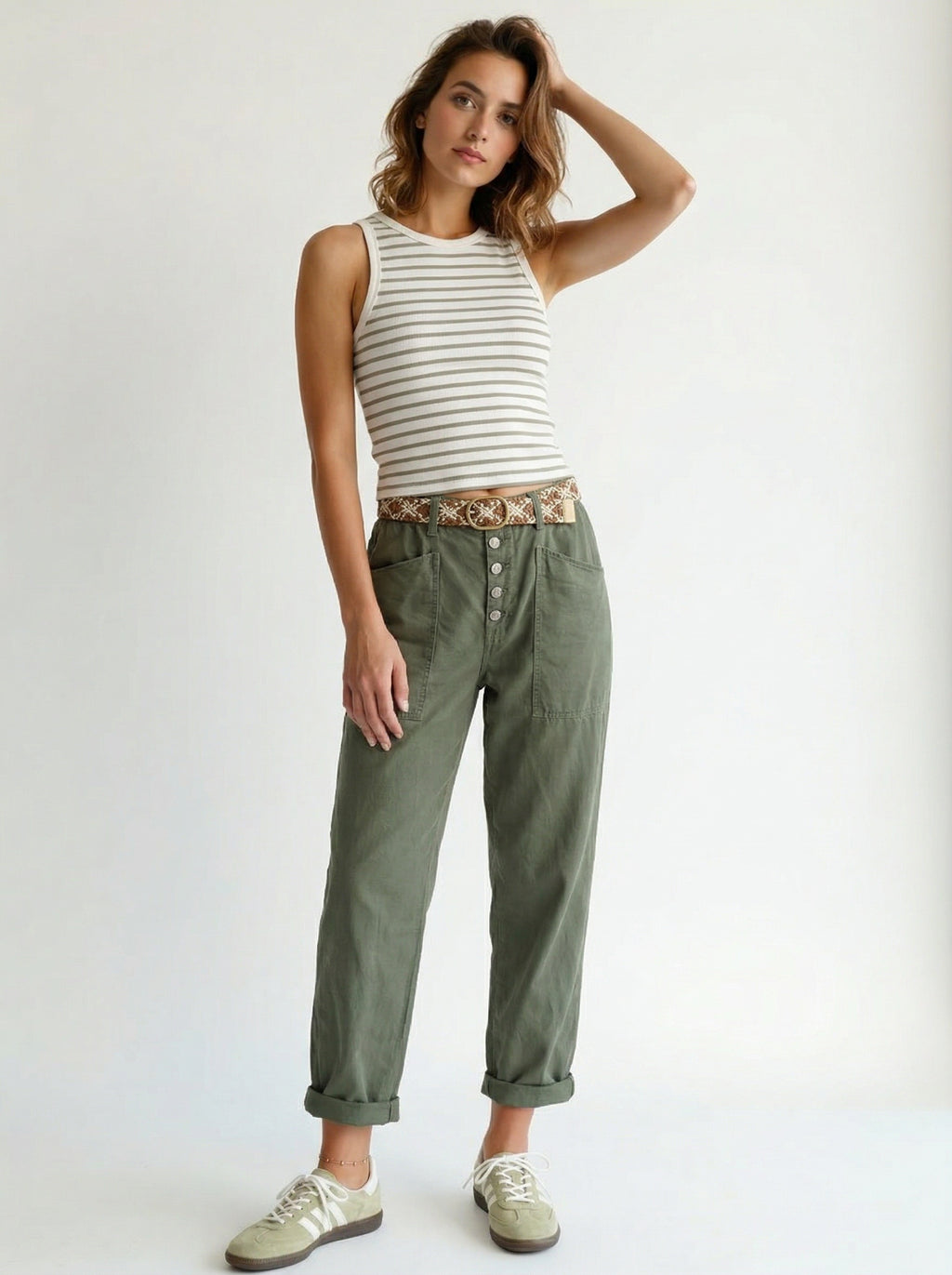 The Clover Stripe Tank